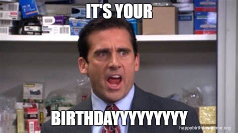 birthdayyy meme  office birthday meme snow day meme