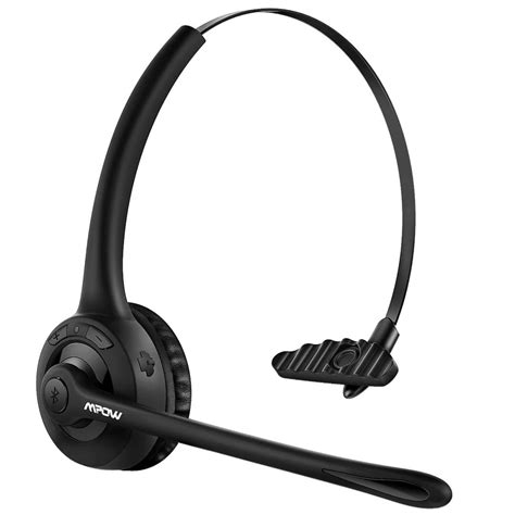 mpow pro trucker bluetooth headsetcell phone headset  microphone office wireless headset