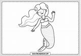 Sirenas Imprimir Rincon Rincondibujos sketch template