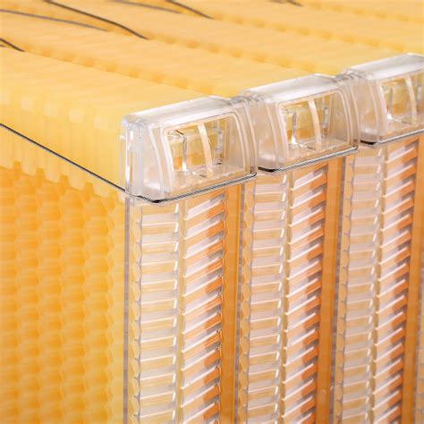 pcs automatic flowing raw frame honey beekeeping beehive hive frames harvesting ebay