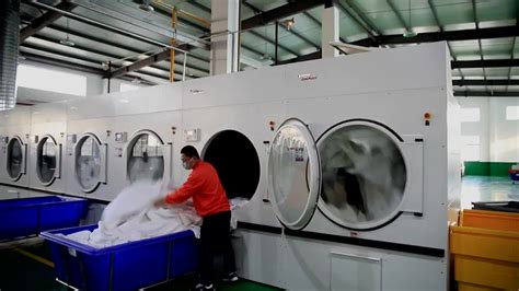 hotel hospital commercial laundry equipment big industrial 100kg tumble
