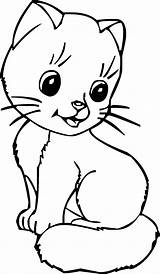 Kucing Kittens Kitten sketch template