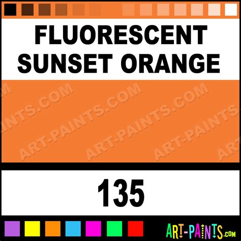 fluorescent sunset orange industrial colorworks enamel paints  fluorescent sunset orange