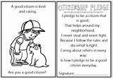 Citizenship Coloring Good Citizen Worksheets Book Grade Social School Work Board Studies Education Special Kids Kindergarten 2nd Resoure Books Choose sketch template
