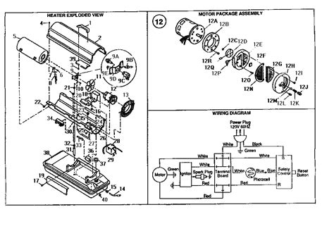 desa portable forced air heater parts model  sears partsdirect