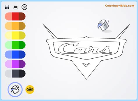 cars  logo coloring pages   coloring pages cartoon
