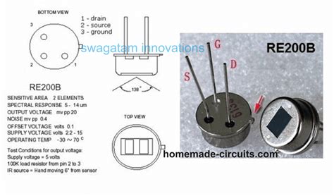 simple motion detector circuits  pir homemade circuit projects