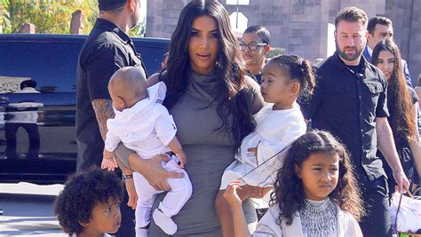 chicago west looks like a model while posing with saint