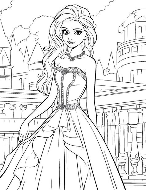 barbie coloring pages  kids  adults  mindful life