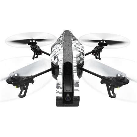 parrot ardrone  elite edition quadricopter drone snow version pf