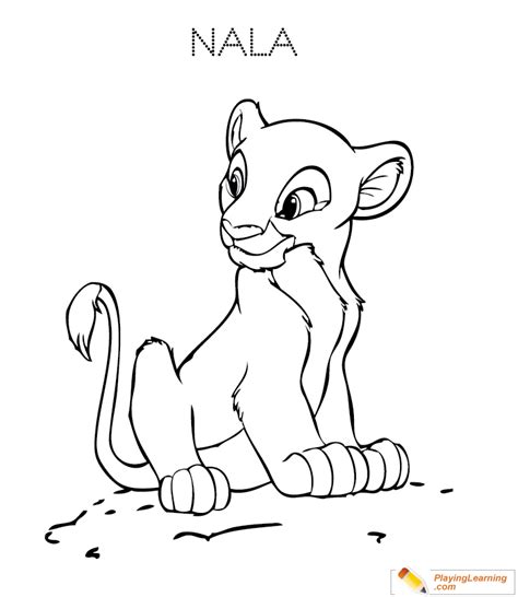 lion king nala coloring page    lion king nala coloring page