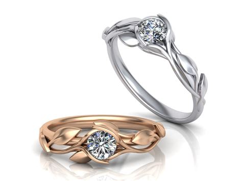 nature inspired engagement rings   specialty