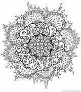 Mandalas sketch template