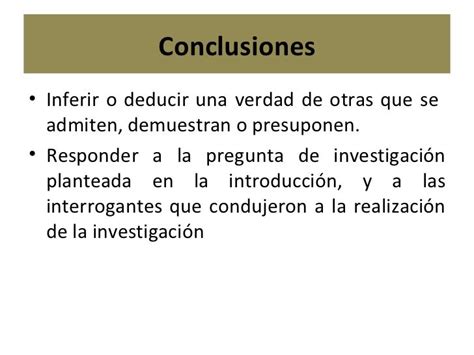 como hacer conclusiones de un proyecto ejemplos opciones de ejemplo