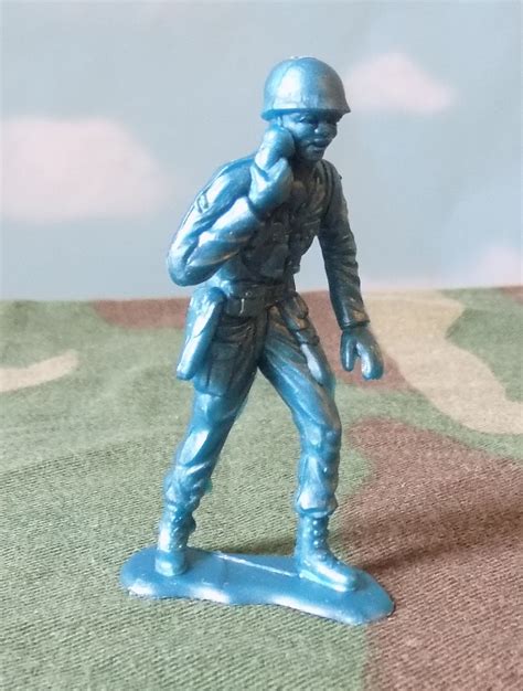 bunker talk metallic blue troops