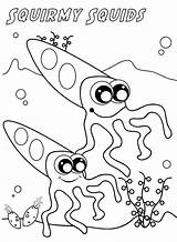 Coloring Pages Squid Barnacles Captain Animals Octonauts Strong Turtle Wolf Sea Getdrawings Getcolorings Print sketch template