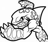 Coloring4free Skylanders Coloring Pages Superchargers Terrafin Related Posts sketch template