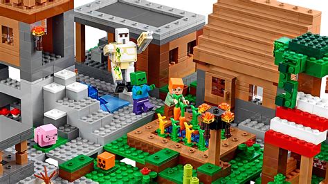 village   biggest official lego minecraft set  kotaku