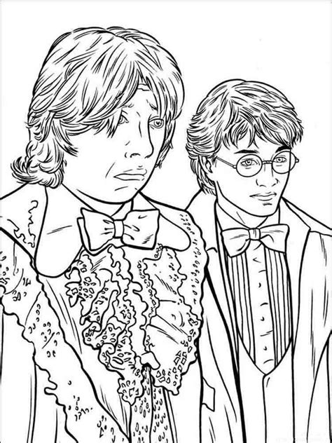 printable coloring pages harry potter