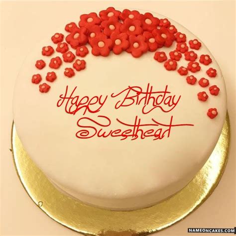 happy birthday sweetheart cake images