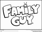 Coloring Family Pages Guy Peter Drawing Griffin Printable Cat Cartoon Color Clipart Colouring Draw Logo Getcolorings Library Comments Adults Adult sketch template