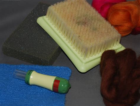 needle felting  add texture  knit