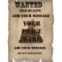 wanted poster zazzle