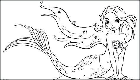 mermaid coloring pages  print  getcoloringscom  printable