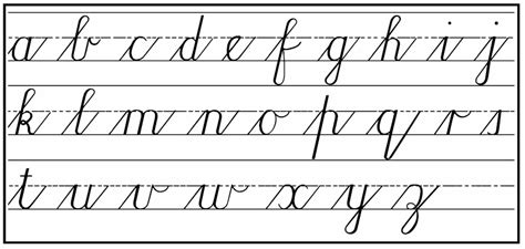 cursive writing   taught   schools