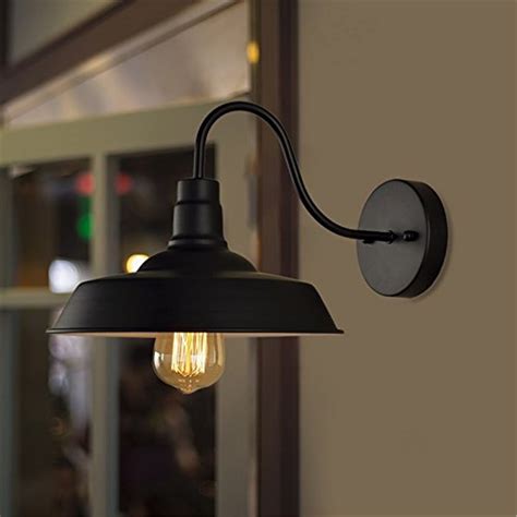 retro wall light lampshade matte finish match industrial style decoration  front porch