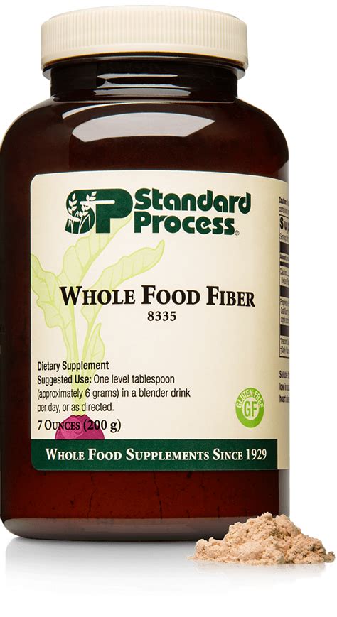 standard process sp  food fiber  nutrition  wellness center