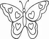 Butterfly Valentine Color Butterflies Back Two String Hang Paste Fold Wings Ceiling Tie Them Center sketch template