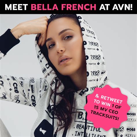 Win A Manyvids Track Suit And Meet Bella French At Avn Webcam Startup