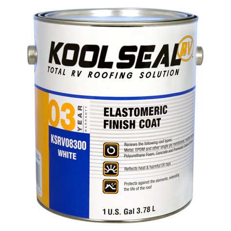 geocel ksrv  kool seal elastomeric rv roof coating