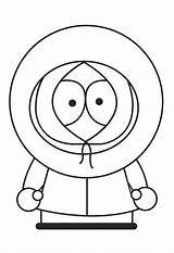 Kenny Mccormick Cartman Pintar Kyle Marsh Broflovski Coloriage Printablefreecoloring sketch template