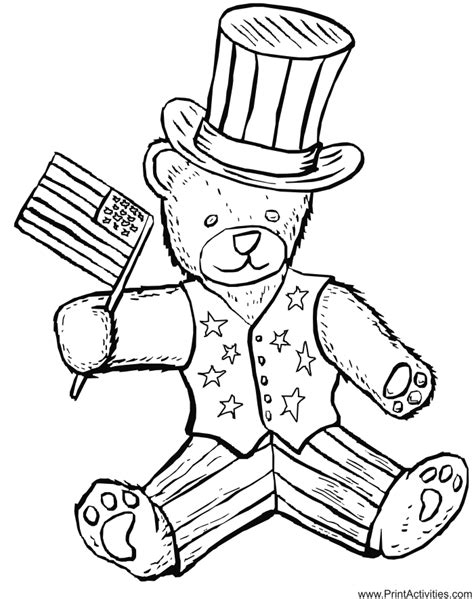 patriotic coloring pages coloring home