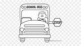 Bus Coloring Outline School Clipart Safety Transportation sketch template