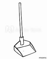 Dustpan Drawing Clipart Clipartmag Paintingvalley sketch template