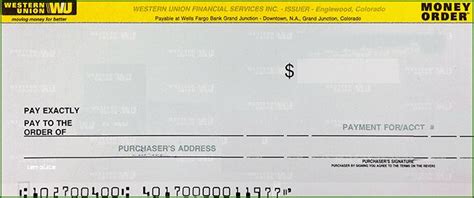 foolproof western union money order template   wow
