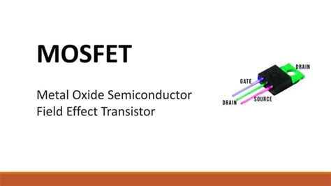 Basics Of Mosfet Ppt