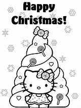 Kitty Hello Coloring Pages Christmas Birthday Tree Happy Rahab Printable Print Color Kids Az Adults Getcolorings Popular Prints Coloringhome Getdrawings sketch template