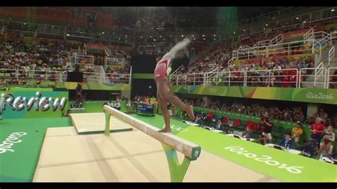 Olympic Gymnastics 2016 Rio Simone Biles Balance Beam Usa