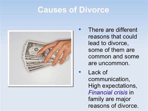Causes Of Divorce