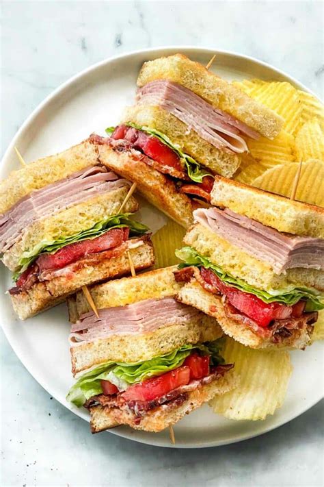 great club sandwich foodiecrushcom