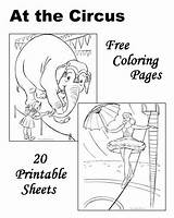 Circus Coloring Pages Sheets Preschool Theme Worksheets Activities Crafts Printable Printables Raisingourkids Fun Colouring Kids Classroom Places Camping Colors Visit sketch template