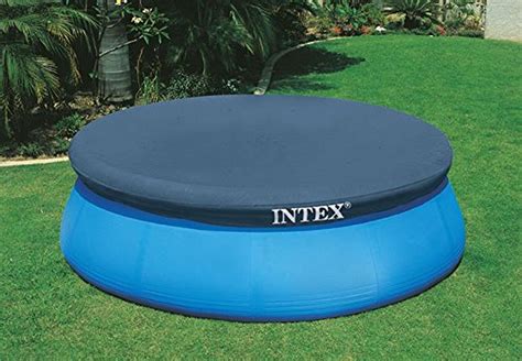 ft fasteasy set intex  swimming pool cover  ground safety protect ebay