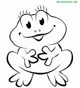 Frog Coloring Pages Frogs Clipart Cartoon Funny Kids Drawing Crazy Colouring Clip Baby Print Library Quality High Clipartbest Az Cute sketch template