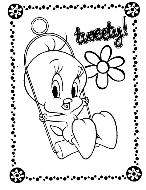 amazing coloring pages tweety printable coloring pages
