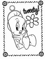 Sylvester Tweety Looney sketch template