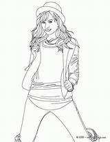 Coloring Lovato Demi Pages Popular sketch template